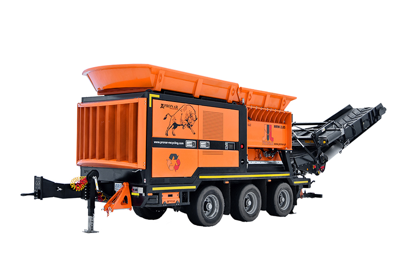 Transportation over the daily garbage piled garbage landfill.